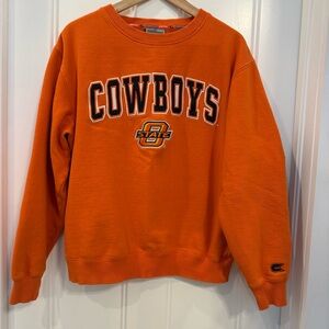 Oklahoma state Cowboys Orange Crewneck Sweatshirt
